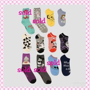 Disney socks *7 pairs*